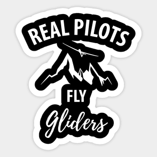 gliding glider pilot Sticker